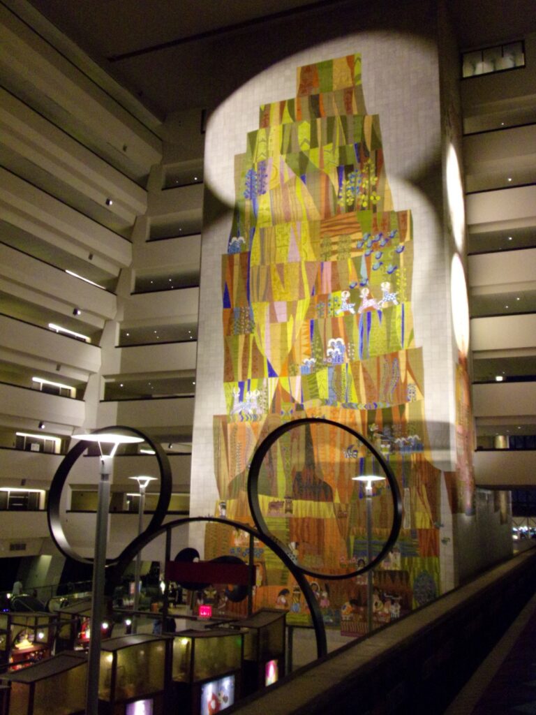 Contemporary wall mural