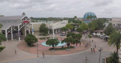 Arial view of Disney Springs AMC theaters