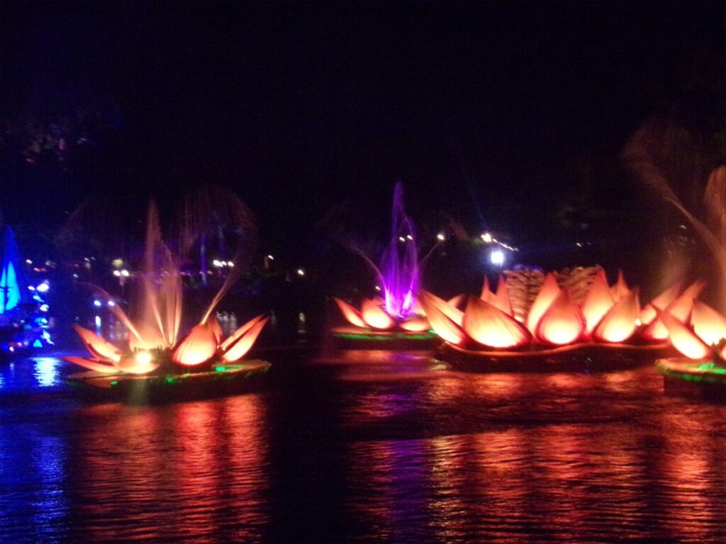 Rivers of Light laser light water display