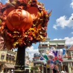 Fall decor at Magic Kingdom