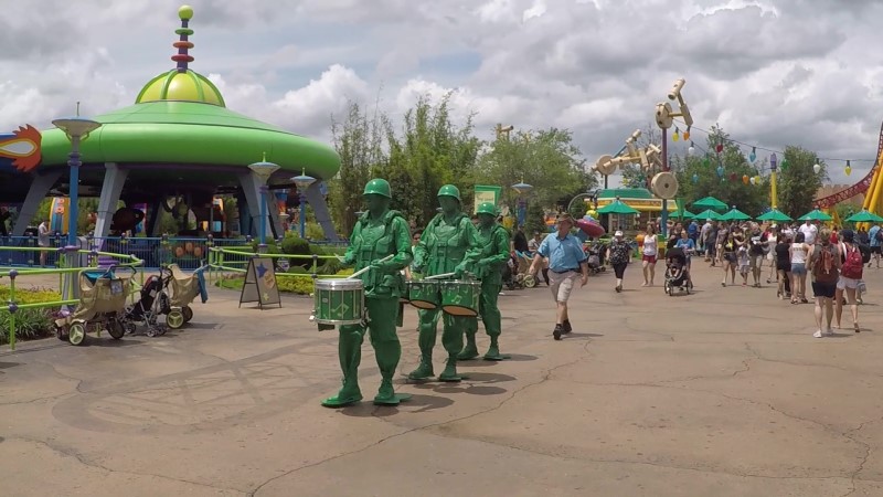 Green Army Men at Hollywood Studios