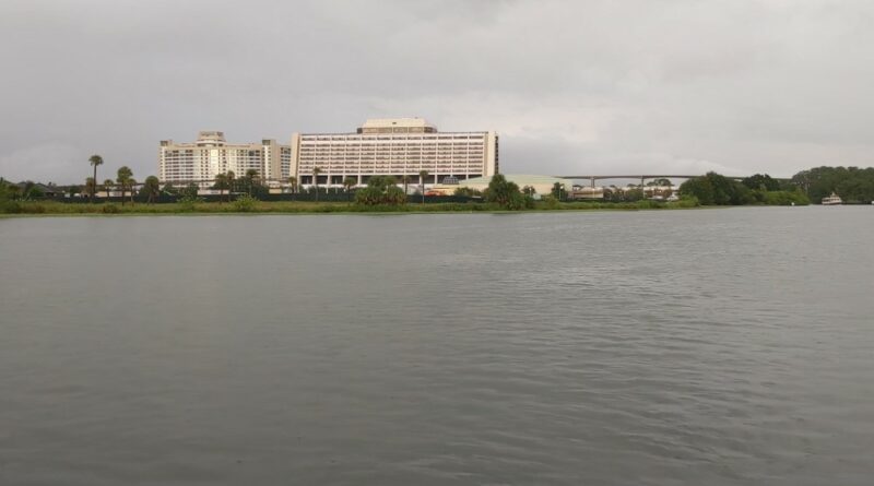 Contemporary Resort view from water