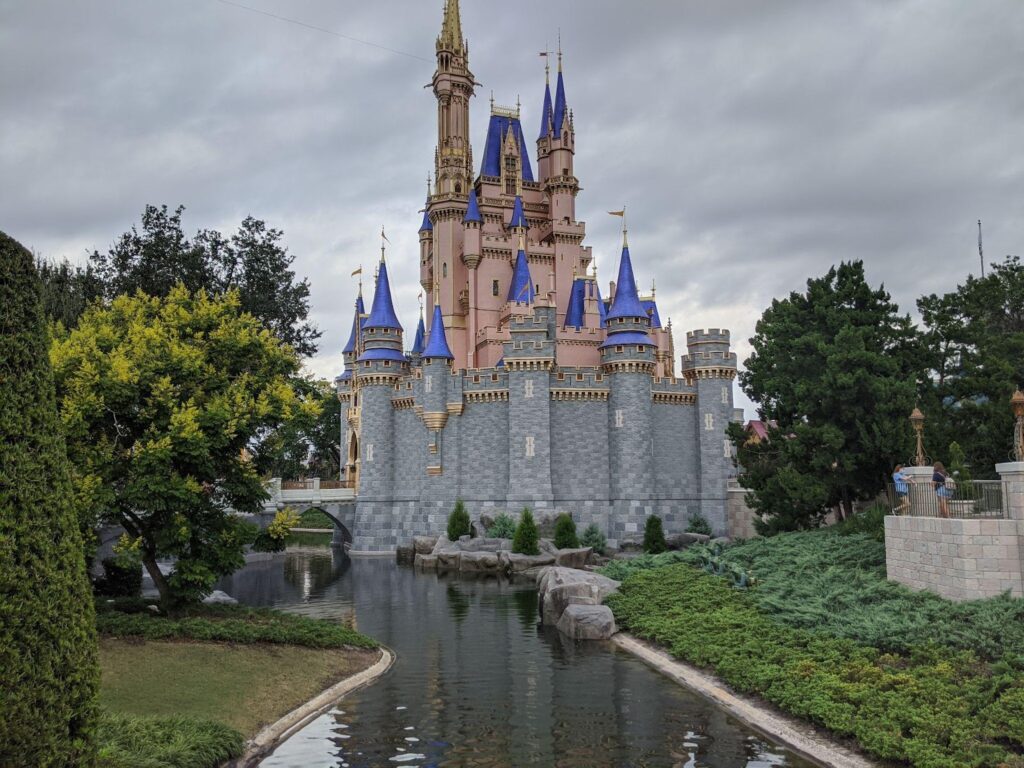 Right side of Cinderella Castle
