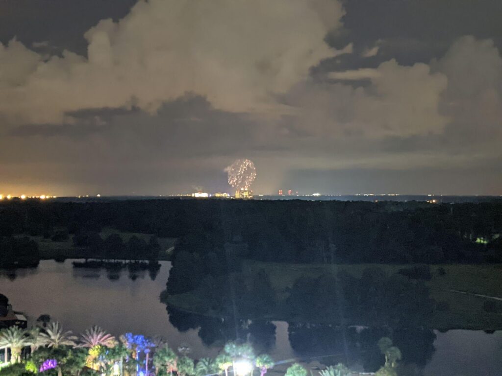 Fireworks from Hyatt Grand Cyprus