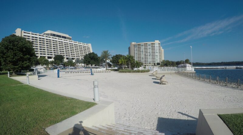 Contemporary Resort Beach area