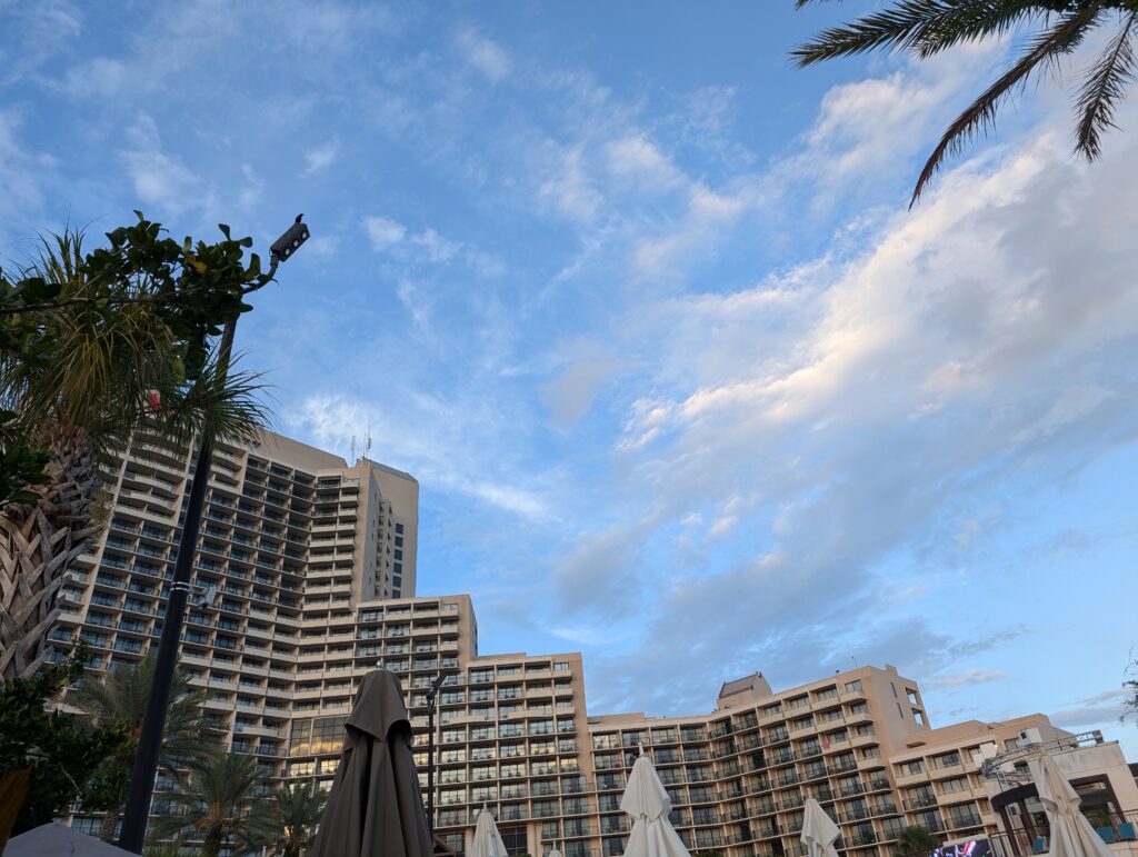 Exterior view of Marriott World Center Orlando during the day