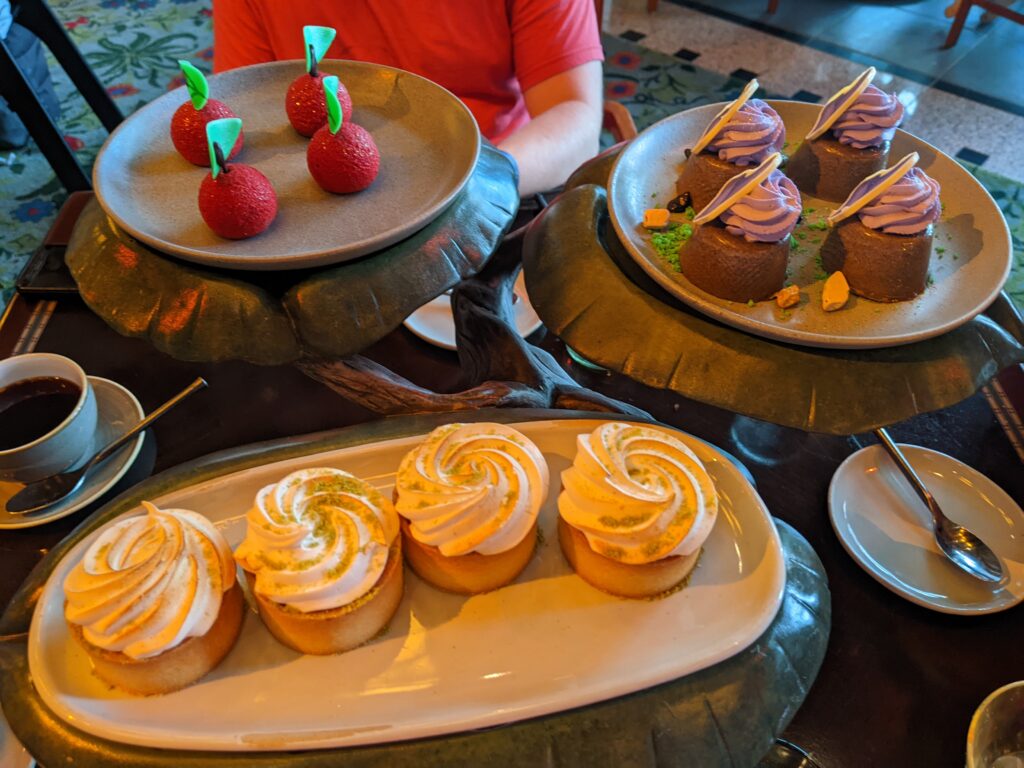 Desserts at Storybook Dining