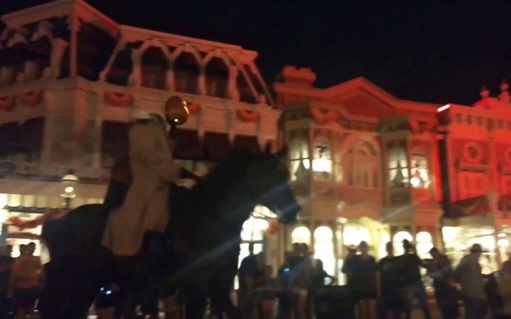 Headless Horseman in the Boo to You Parade