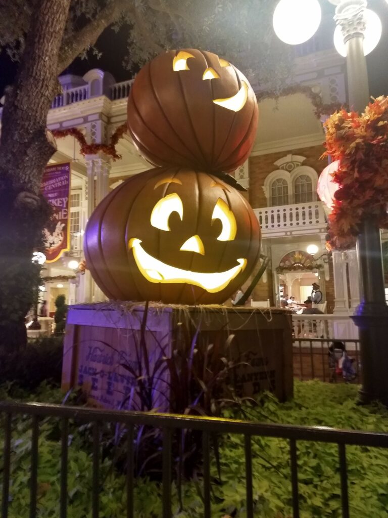 Falll Decor at Magic Kingdom
