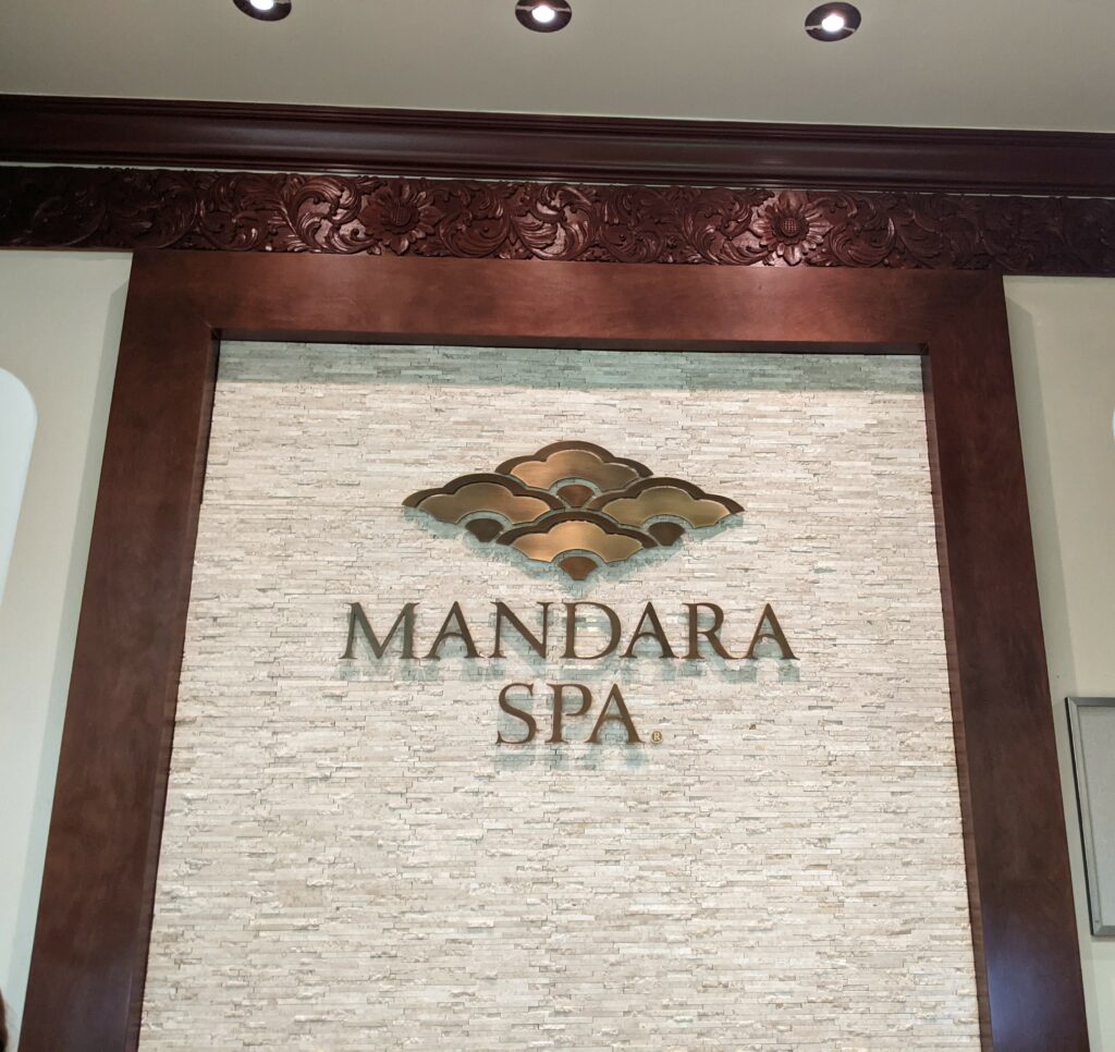 Mandara Spa entrance at Dolphin Resort