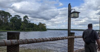 My outdoorsman husband at Disney