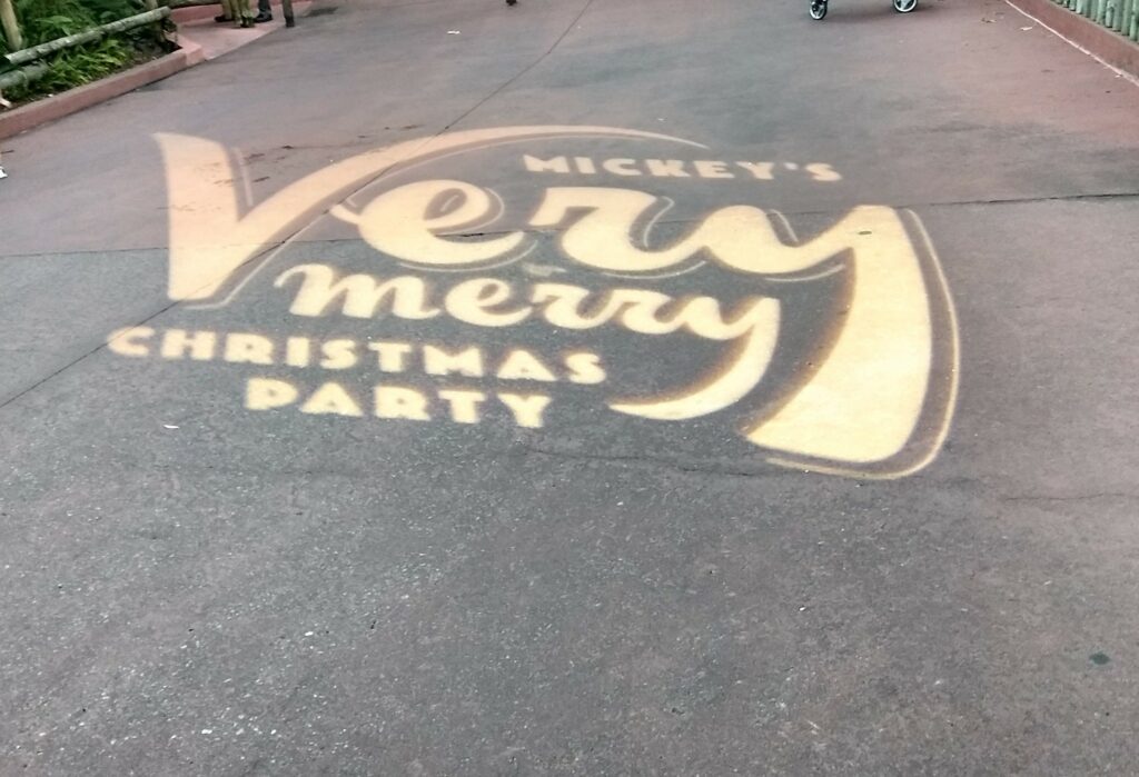 Pathway marking Christmas Party