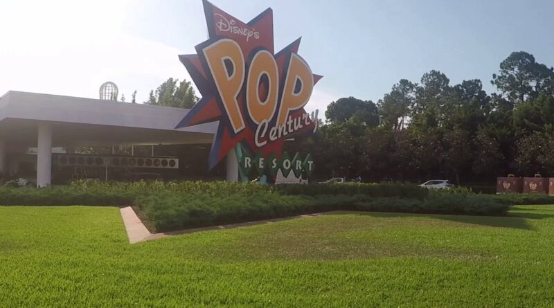 Disney's Pop Century Resort Sign
