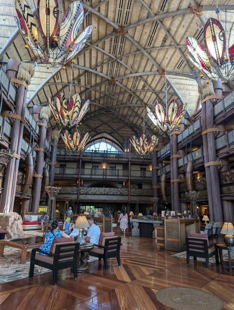 Animal Kingdom Lodge Front of Lobby