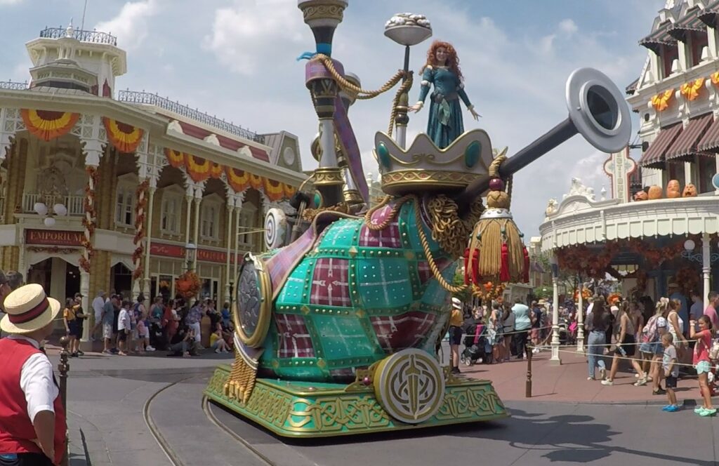Merida from Brave in Festival of Fantasy Parade