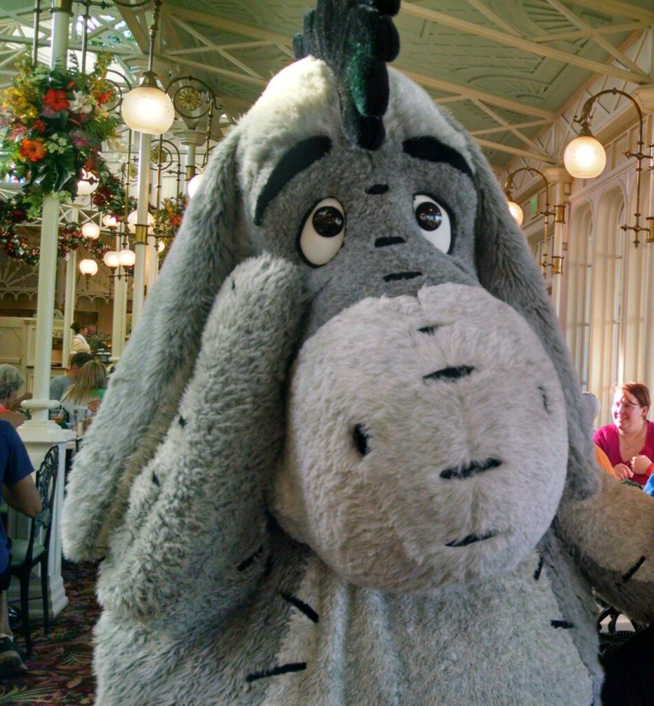 Eeyore at Crystal Palace