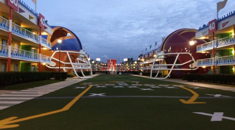 All Star Sports Football Field Rooms