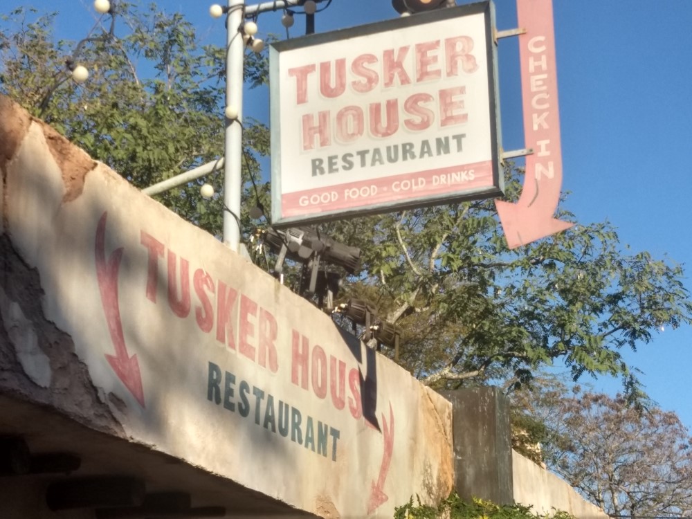 Tusker House Sign in Animal Kingdom
