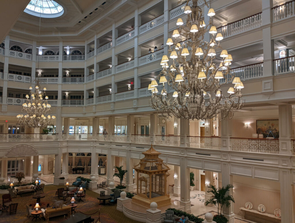 Grand Floridian Resort Lobby at Disney World