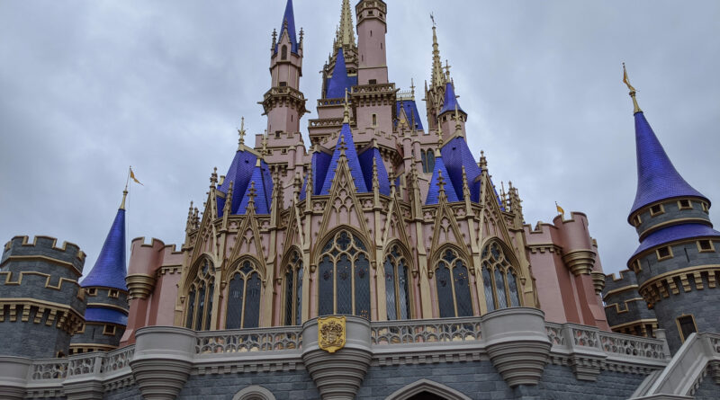 Magic Kingdom Castle angled view