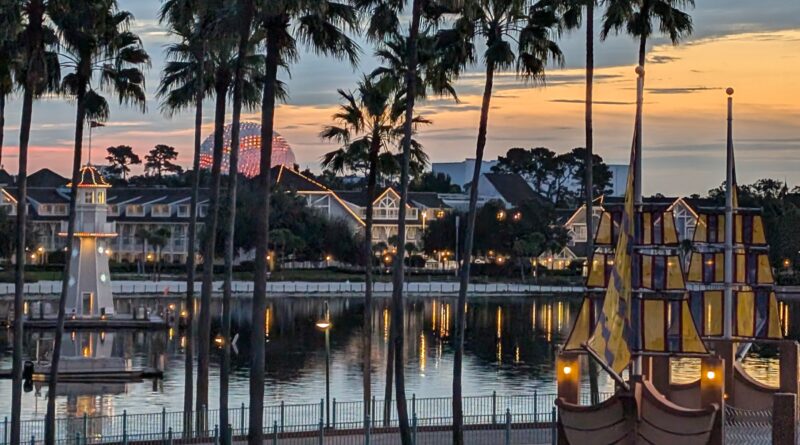 View from the Dolphin resort