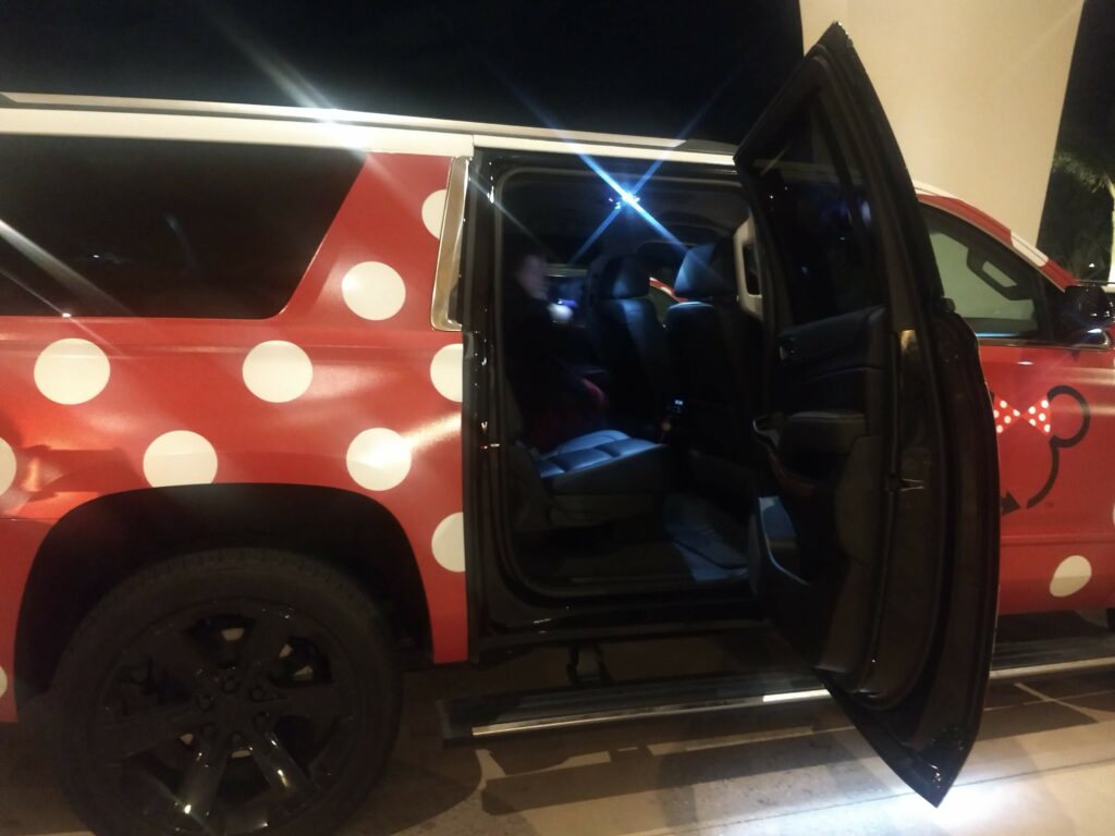 Minnie van at Disney