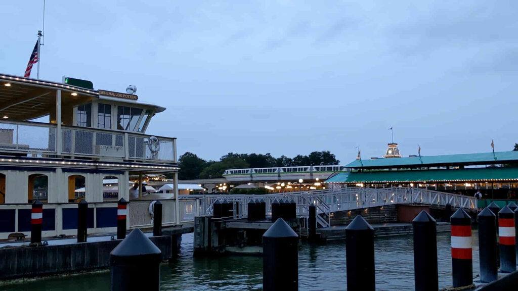 Disney World Magic Kingdom Ferry and Monorail